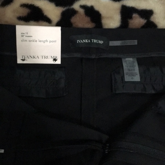NWT Ivanka Trump slim ankle length pants size 12 - Picture 3 of 7